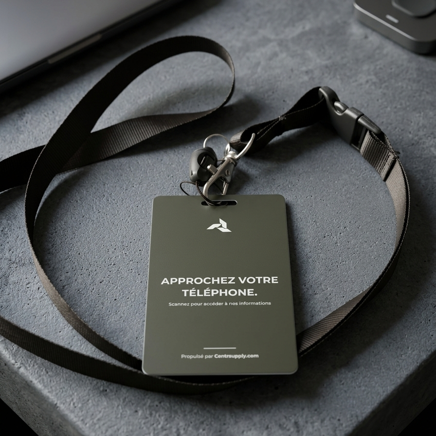 Carte NFC multi liens + Cordon